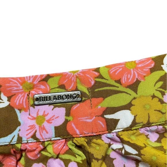 BILLABONG Beach Daze Puff Sleeve Cropped Top Size Small - Picture 6 of 7